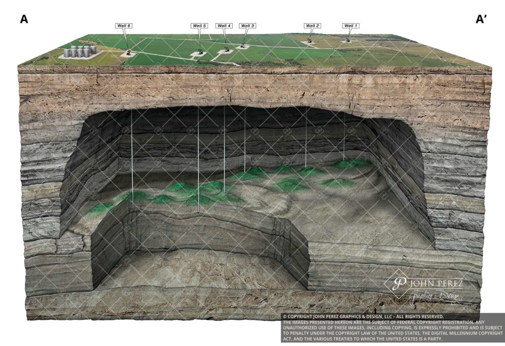 Vertical Production Oil Gas Illustration, oil gas graphic, petroleum art