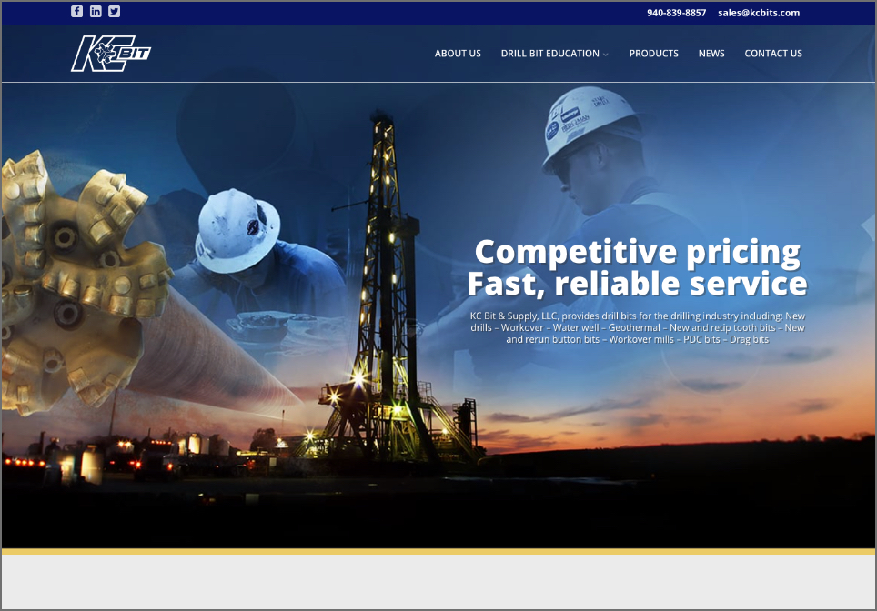 oil and gas companies websites